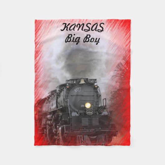 Kansas Big Boy Fleecedecke (Vorderseite)
