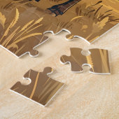 Kansas Bison Vintag Puzzle (Seite)