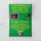 Kansas Box Shell Turtle Birthday Greeting Card Karte (Innenseite)