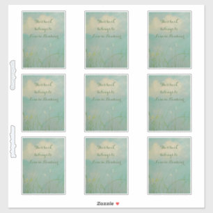 Kansas-Buchzeichen-Aufkleber Aufkleber