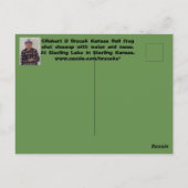 Kansas Bull Frog schuss POST-KARTE Postkarte (Rückseite)