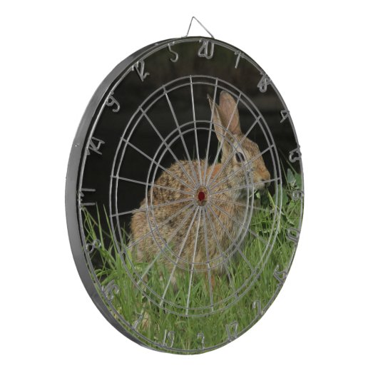 Kansas Bunny Rabbit ProfiledInk Dart Board Dartscheibe (Vorderseite Links)