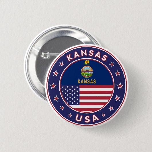 Kansas Button (Vorne & Hinten)