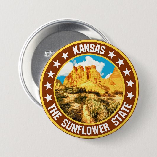 Kansas Button (Vorne & Hinten)