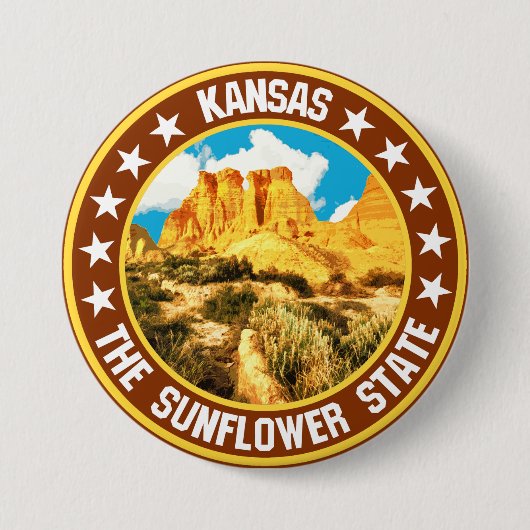 Kansas Button (Vorderseite)