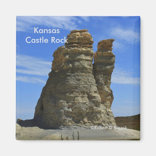 Kansas Castle Rock MAGNET (Vorne)