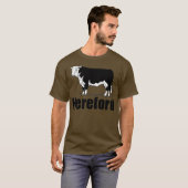 Kansas Cattle Farm Beef Hereford Cow T-Shirt (Vorne ganz)