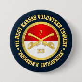 Kansas Cavalry Button (Vorderseite)