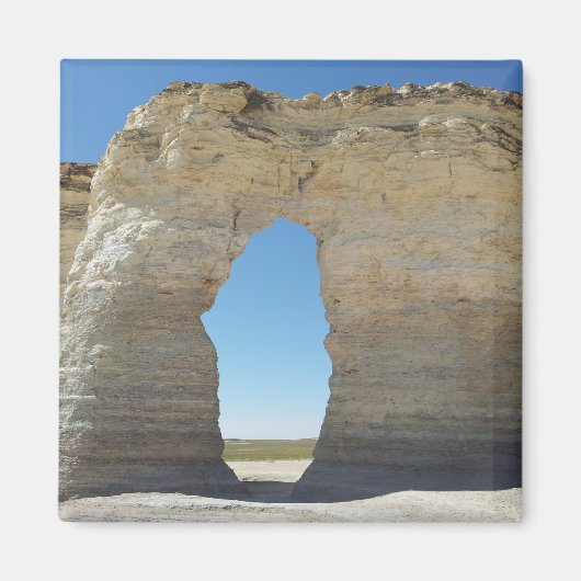 Kansas Chalk Pyramids Magnet (Vorne)