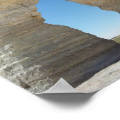 Kansas Chalk Pyramids Poster (Ecke)