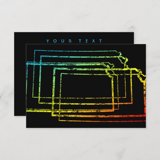 Kansas Chillout Einladung (Vorne/Hinten)