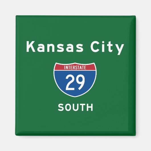 Kansas City 29 Magnet (Vorne)