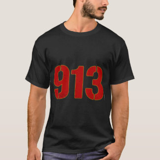 Kansas City 913 rotes Gold T-Shirt