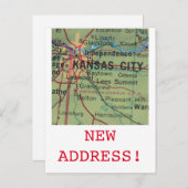 Kansas City Ankündigung neuer Adresse (Vorne/Hinten)