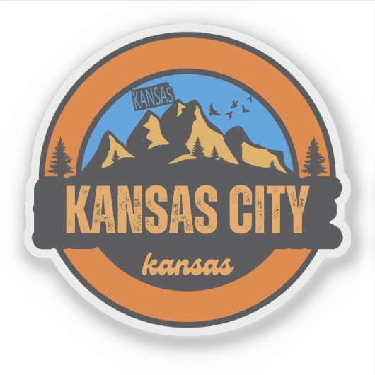Kansas City Aufkleber (Vorderseite)