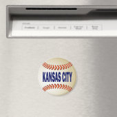 KANSAS CITY BASEBALL MAGNET (In Situ (Geschirrspüler))