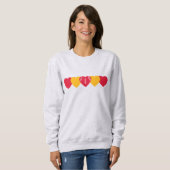 Kansas City Chiefs Heart Football Sweatshirt (Vorne ganz)