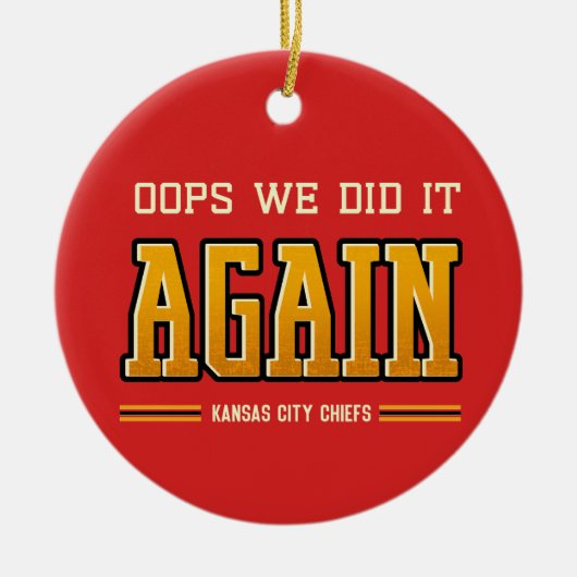 Kansas City Chiefs Ornament (Vorne)