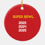 Kansas City Chiefs Ornament (Hinten)