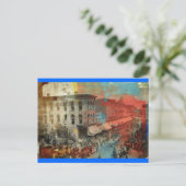 Kansas City Circus Parade 1886 Postkarte (Stehend Vorderseite)