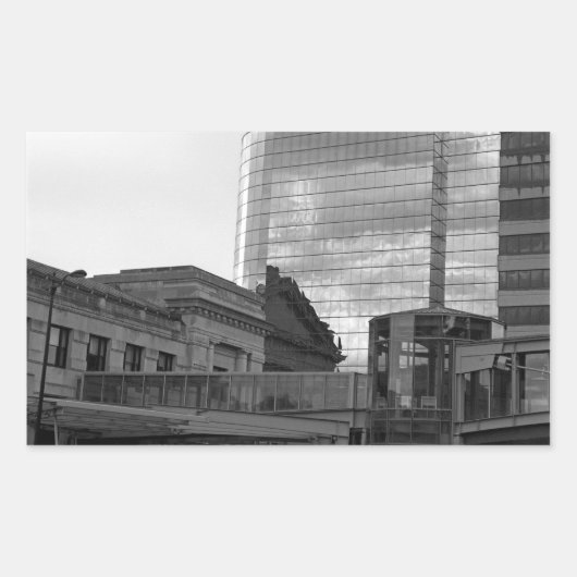 Kansas City Das Link Architecture Foto Rechteckiger Aufkleber (Vorderseite)
