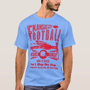 Kansas City Est 1960 Tomahawk Vintager Roter Text T-Shirt