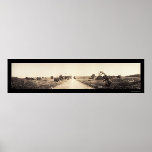 Kansas City Farm Life Foto 1909 Poster (Vorne)