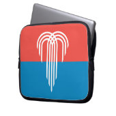 Kansas City Flag Laptop Sleeve (Vorderseite Links)
