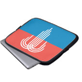 Kansas City Flag Laptop Sleeve (Vorne Knopf)