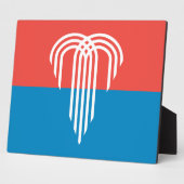 Kansas City Flag Plaque Fotoplatte (Seite)