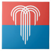 Kansas City Flag Tile Fliese (Vorderseite)