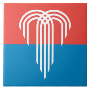 Kansas City Flag Tile Fliese