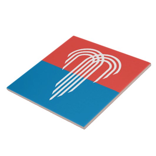 Kansas City Flag Tile Fliese (Seite)