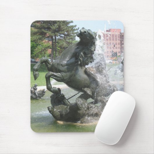 Kansas City Fountain Mousepad (Mit Mouse)