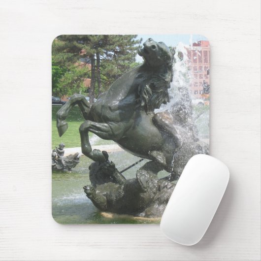 Kansas City Fountain Mousepad (Mit Mouse)