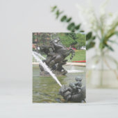 Kansas City Fountain Postkarte (Stehend Vorderseite)