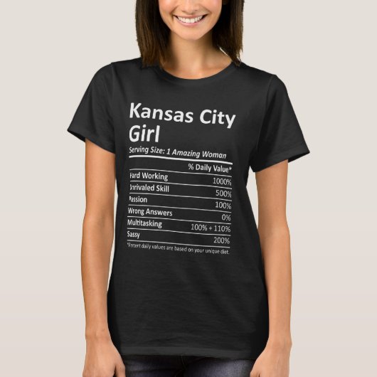 Kansas City Girl Ks Kansas Funny City Zuhause Root T-Shirt (Vorderseite)