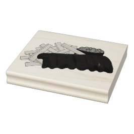 Kansas City GRILLEN Barbecue Spare Ribs Rib Cookof Gummistempel