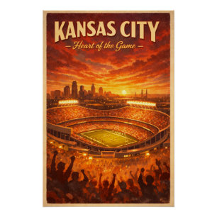 KANSAS CITY – Herz des Spiels Poster