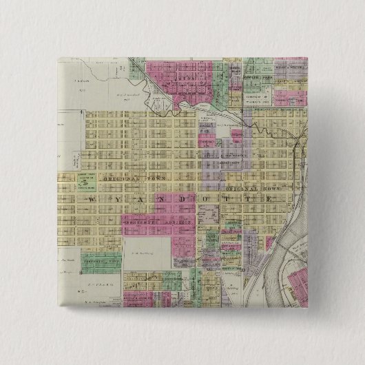 Kansas City, Kansas Button (Vorderseite)