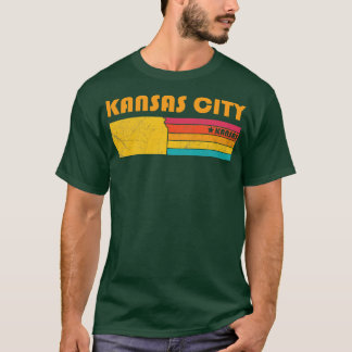 Kansas City Kansas Vintag Distressed Souvenir T-Shirt