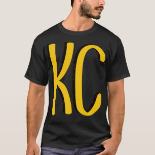 Kansas City KC Rot und Gelb Häuptlinge Missouri ro T-Shirt