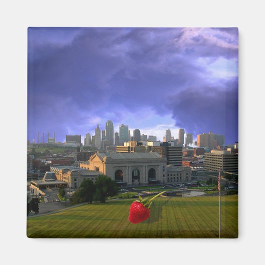 Kansas City Kitchen Art Magnet (Vorne)