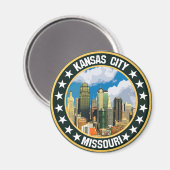 Kansas City Magnet (Vorderseite/Rückseite)