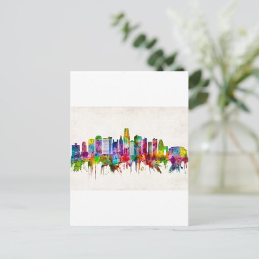 Kansas City Missouri Einladungspostkarte (Stehend Vorderseite)