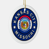 Kansas City Missouri Keramik Ornament (Rechts)