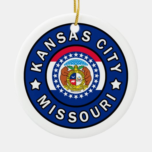 Kansas City Missouri Keramik Ornament (Vorne)