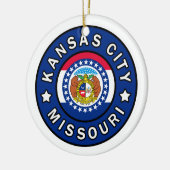 Kansas City Missouri Keramik Ornament (Links)