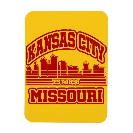 Kansas City, Missouri Magnet (Vertikal)