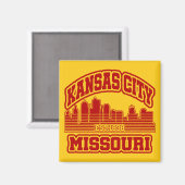 Kansas City, Missouri Magnet (Vorderseite/Rückseite)